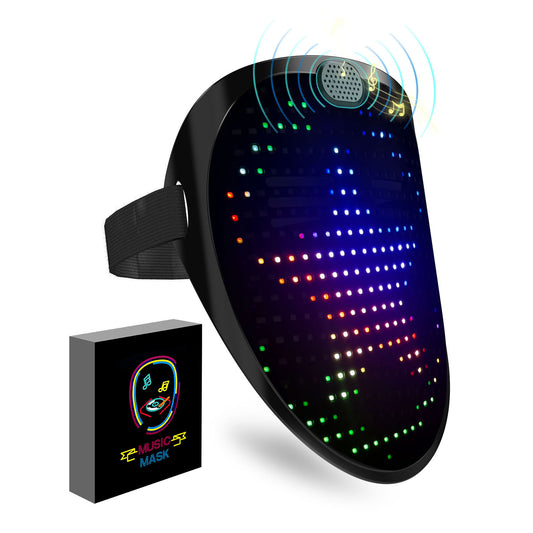 Led Mask with Music Gesture Sensing Transforming