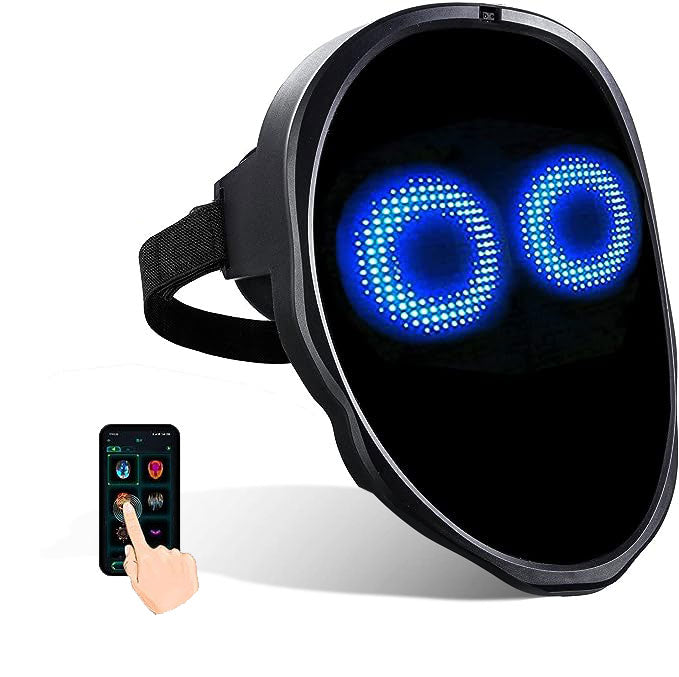 Led Mask with Bluetooth Programmable App (3A Battery) – SHININGRGB MASK