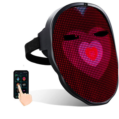 Led Mask with Bluetooth Programmable (TYPE-Charger)